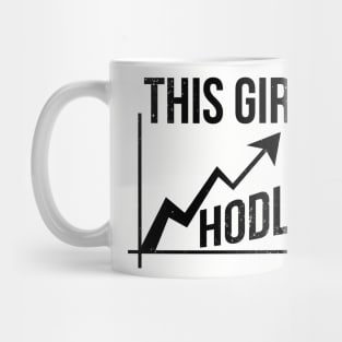 This girl HODLs to the MOON Mug